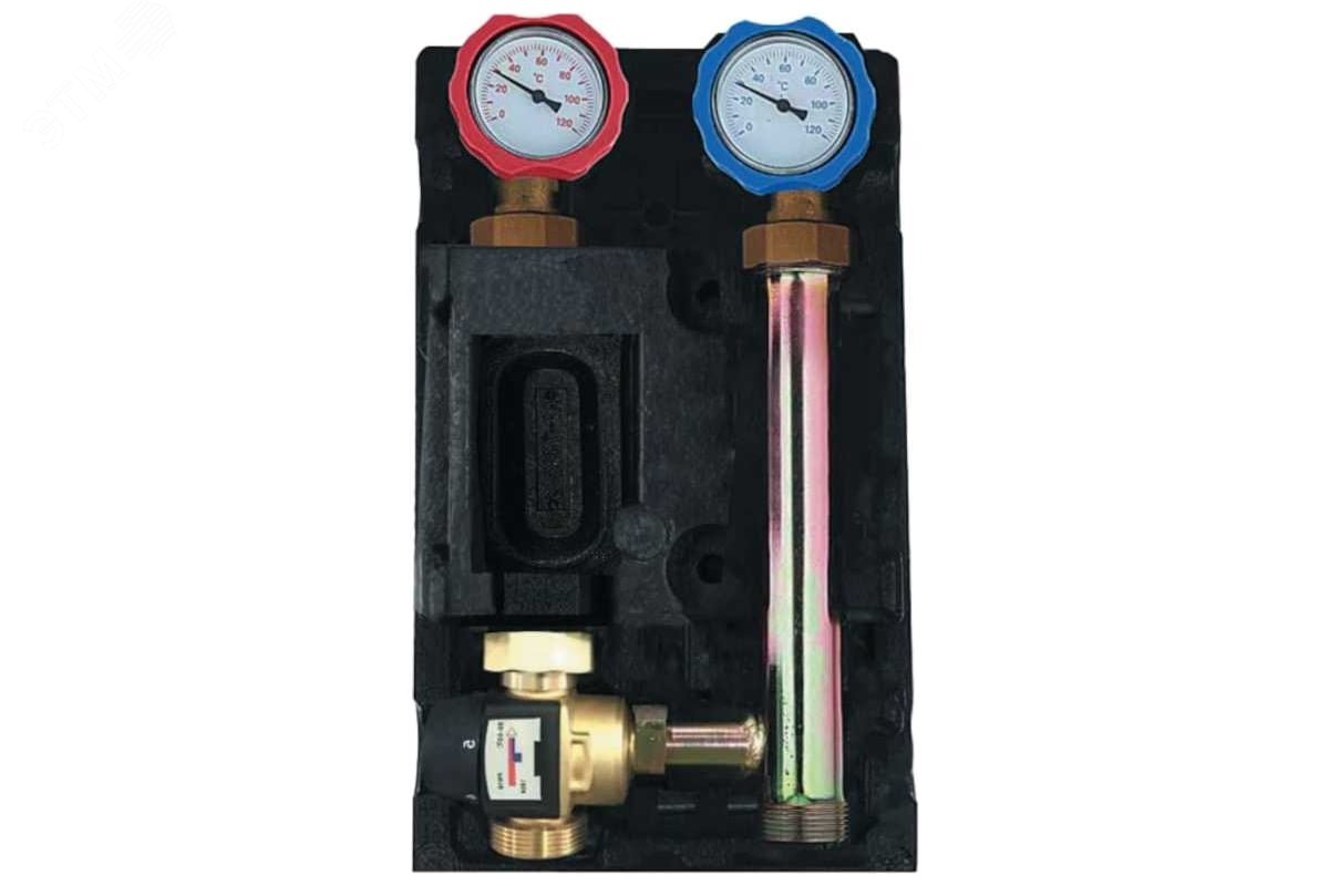 Изображение товара Насосная группа с термостатическим клапаном для отопительных систем