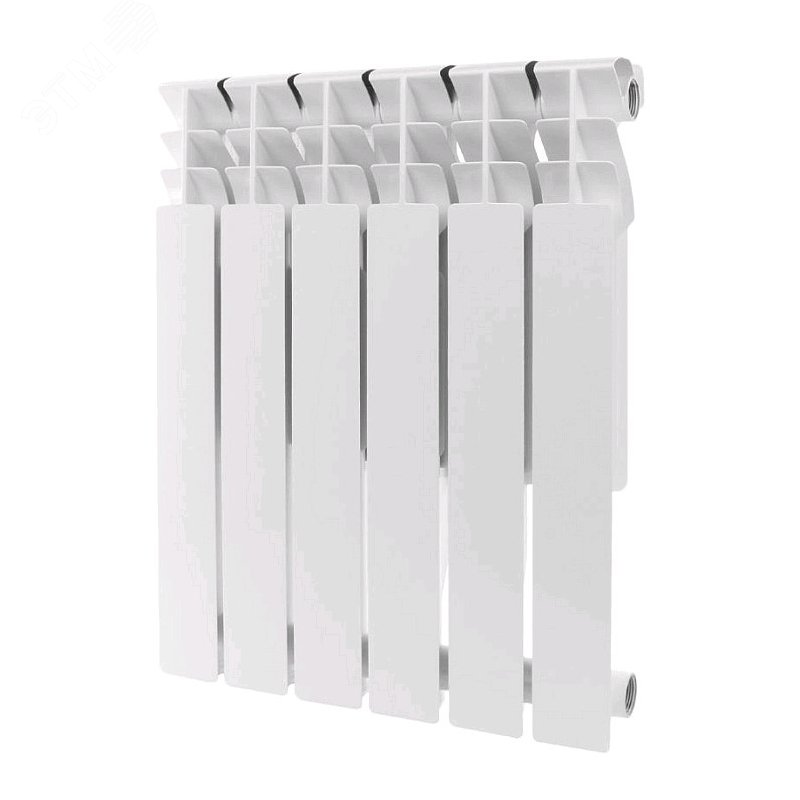 Изображение товара Радиатор алюминиевый секционный 500/96/6 боковое подключение (шт)