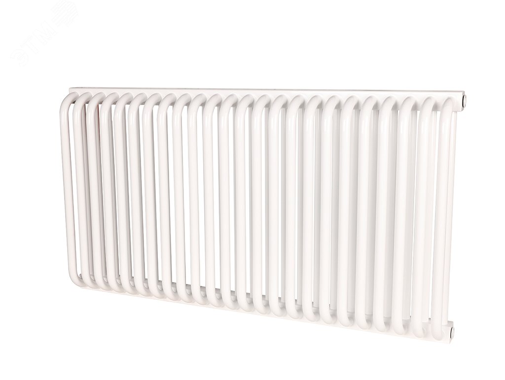 Изображение товара Радиатор стальной двухтрубчатый 500/100/24 боковое подключение белый глянцевый (шт)