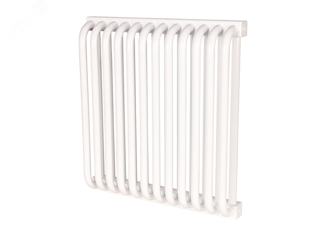 Изображение товара Радиатор стальной двухтрубчатый 500/100/12 боковое подключение белый глянцевый (шт)