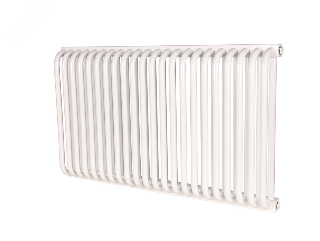 Изображение товара Радиатор стальной двухтрубчатый 500/100/22 боковое подключение белый глянцевый (шт)