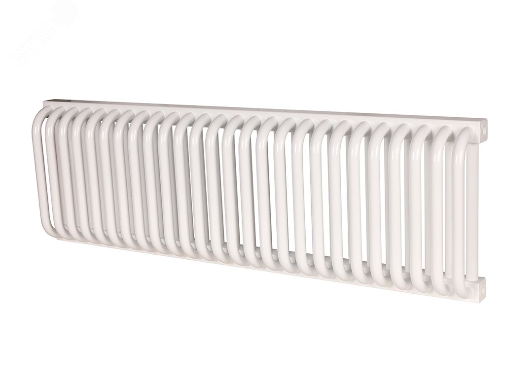 Изображение товара Радиатор стальной двухтрубчатый 300/100/26 боковое подключение белый глянцевый (шт)