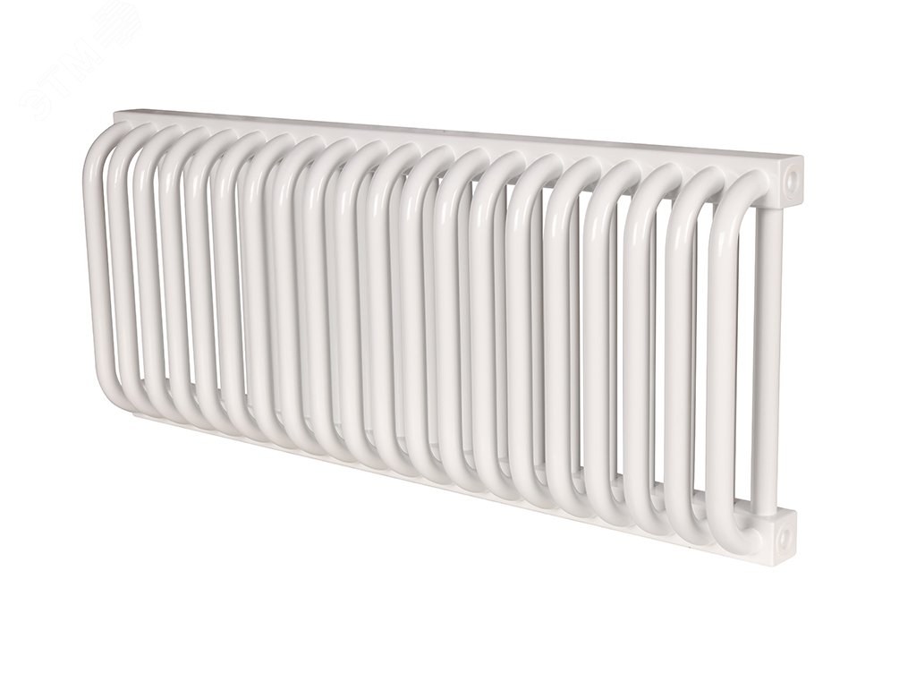 Изображение товара Радиатор стальной двухтрубчатый 300/100/20 боковое подключение белый глянцевый (шт)