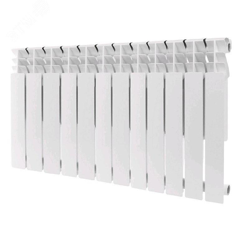 Изображение товара Алюминиевый секционный радиатор Rommer Plus 500/96/12 с боковым подключением