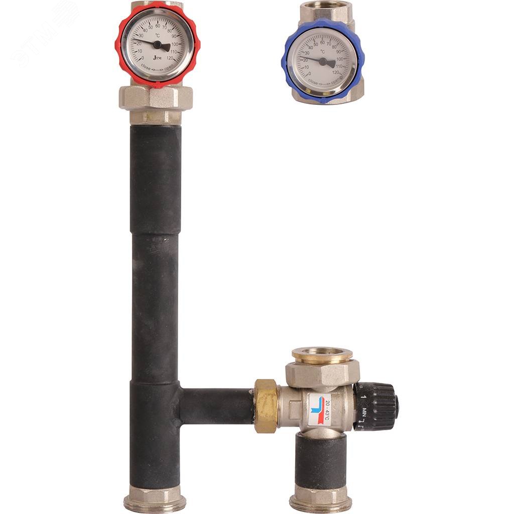 Изображение товара Стрелка гидравлическая с накидными гайками 1 1/2' 560 м3/час (шт)