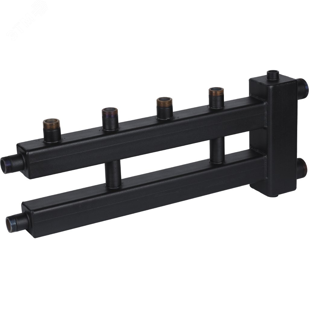 Изображение товара Коллектор стальной распределительный 4(6) отопительных контура 1 1/2' (шт)