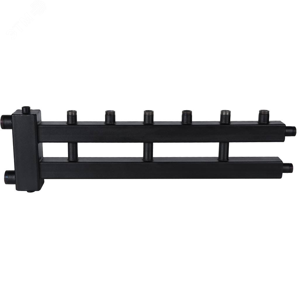 Изображение товара Коллектор стальной распределительный 4 отопительных контура 1х11/4' (шт)