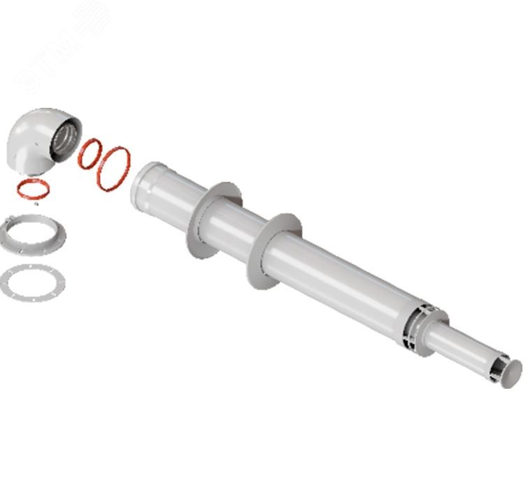 Изображение товара Комплект дымохода АНТИЛЕД 60/100 - 1220мм (IMMERGAS) (шт)