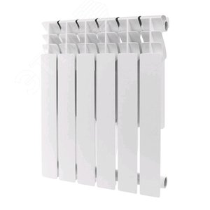 Изображение товара Радиатор биметаллический секционный 500/95/6 боковое подключение (шт)