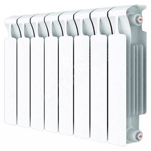 Изображение товара Радиатор биметаллический секционный монолитный 350/100/14 MONOLIT боковое подключение 1932 Вт (шт)