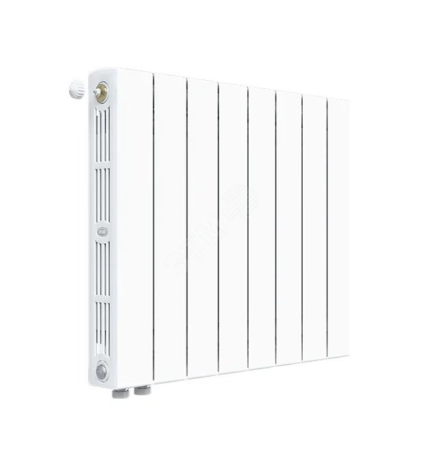 Изображение товара Радиатор биметаллический секционный монолитный 500/90/14 SUPReMO VENTIL нижнее левое подключение 2828 Вт (шт)