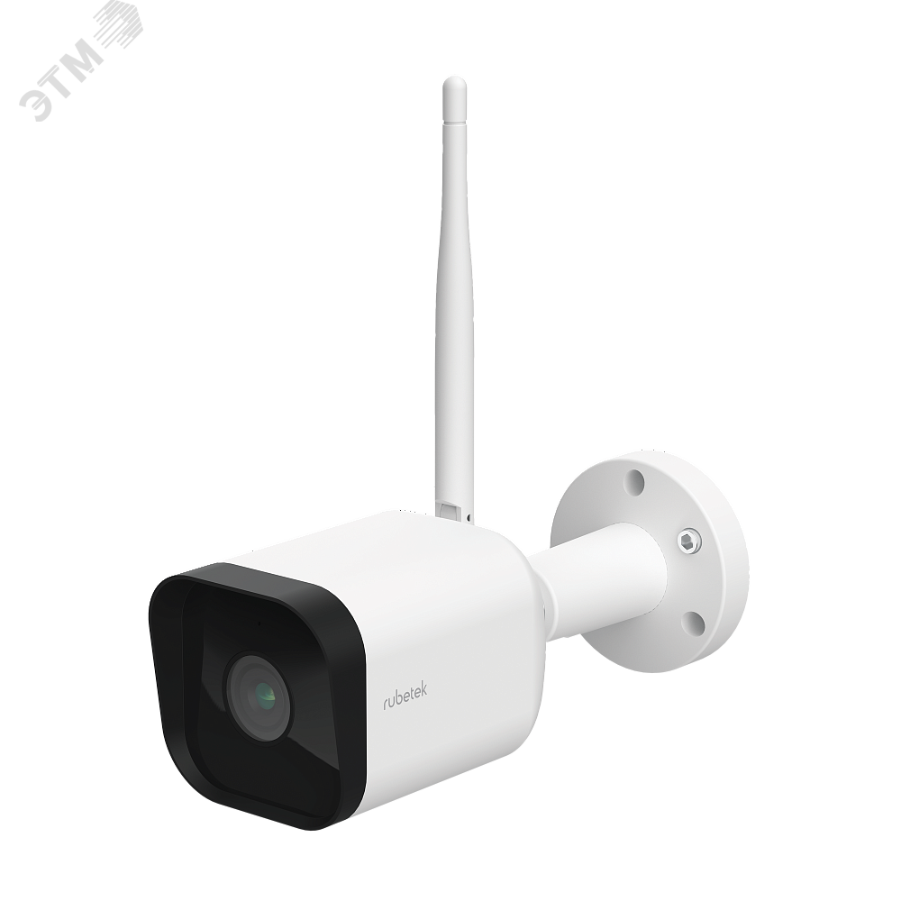 Изображение товара Уличная IP-камера Rubetek RV-3426/B с обзором 100° Full HD ночным видом и двусторонней связью
