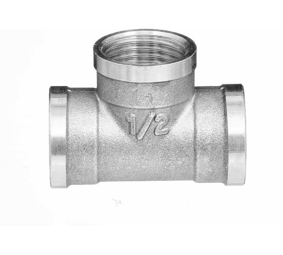 Тройник 1/2В Т15В никель