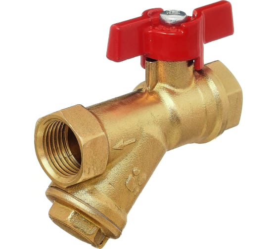 Кран-фильтр 11Б27п1 1/2' А30/1 ВВ бабочка