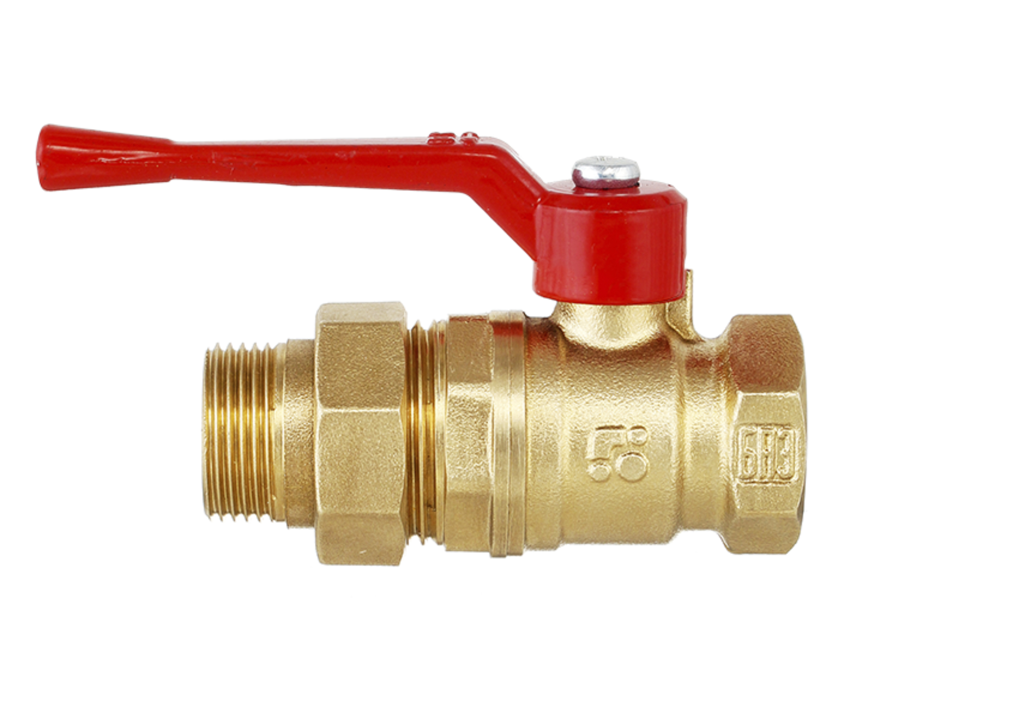 Кран шаровой американка 1 1/4' А31 НГ прямой рычаг PN40