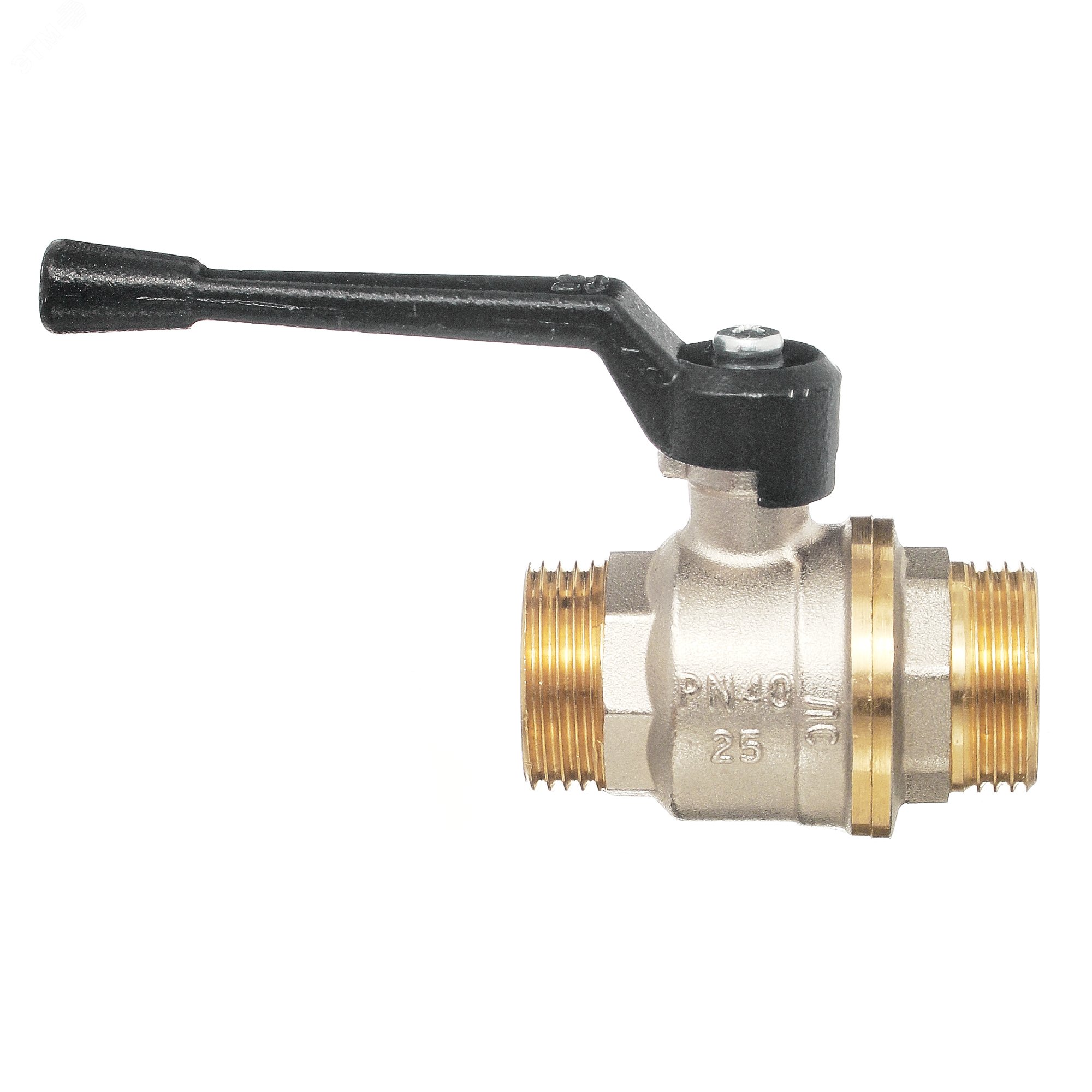 Изображение товара Кран шаровой 11Б27П1 1/2' А32 НГ НН для воды и пара