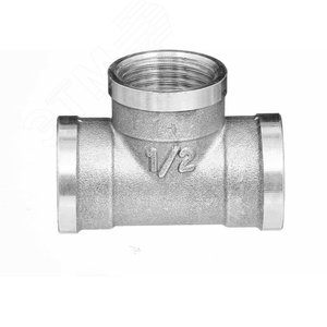 Тройник 1/2В Т15В никель - фото 1