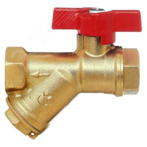 Кран-фильтр 11Б27п1 1/2' А30/1 ВВ бабочка - фото 2