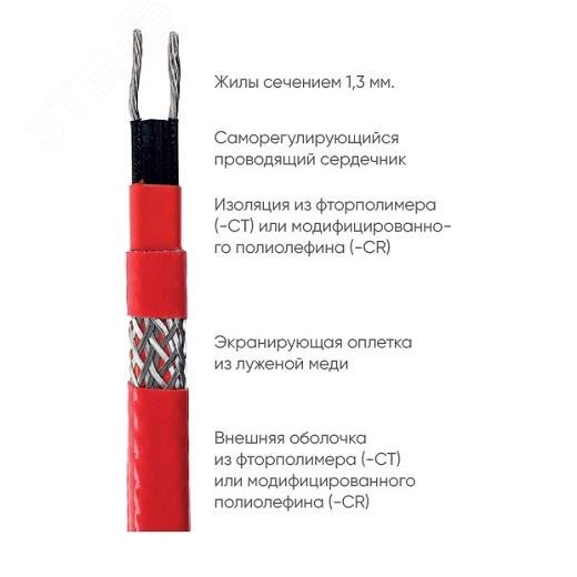 Изображение товара Кабель нагревательный саморегулирующийся Atlantic Professional-35 (м)