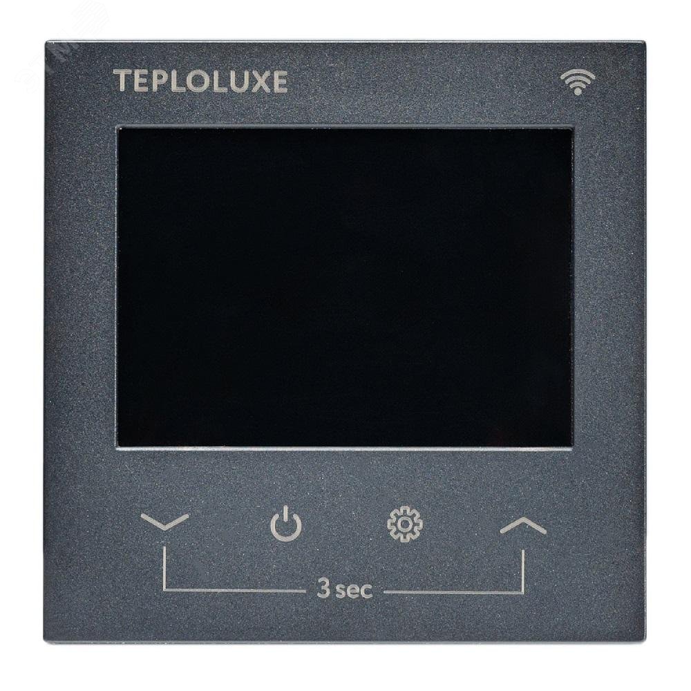 Изображение товара Терморегулятор электронный Теплолюкс Pontus wi-fi черный Space (шт)