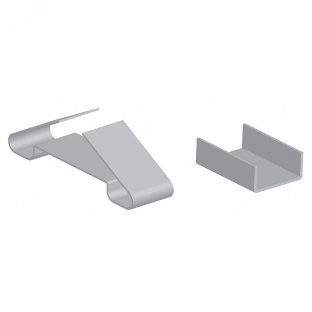 Изображение товара Зажим крепежный Теплолюкс СР.2-100 Ц 25 шт оцинкованная сталь серый