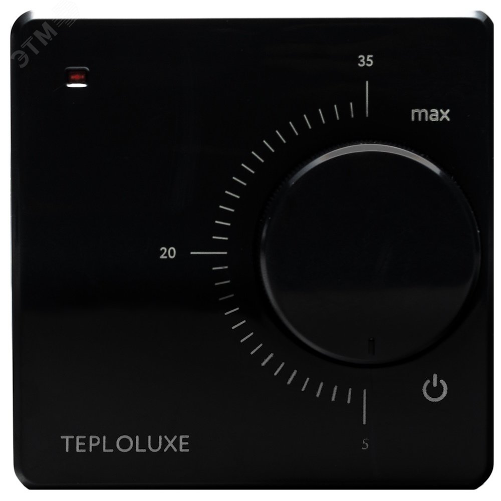 Изображение товара Терморегулятор Теплолюкс LC 001 Механический Черный Изображение товара Терморегулятор Теплолюкс LC 001 Механический Черный