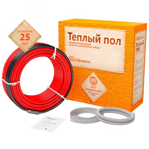 Изображение товара Кабель нагревательный для теплого пола Warmstad WSS 3300 Вт 213 м (шт)
