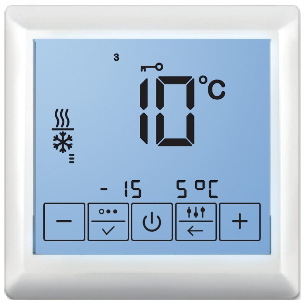 Изображение товара Терморегулятор для теплого пола ТР-540 Wi-Fi белый (шт)