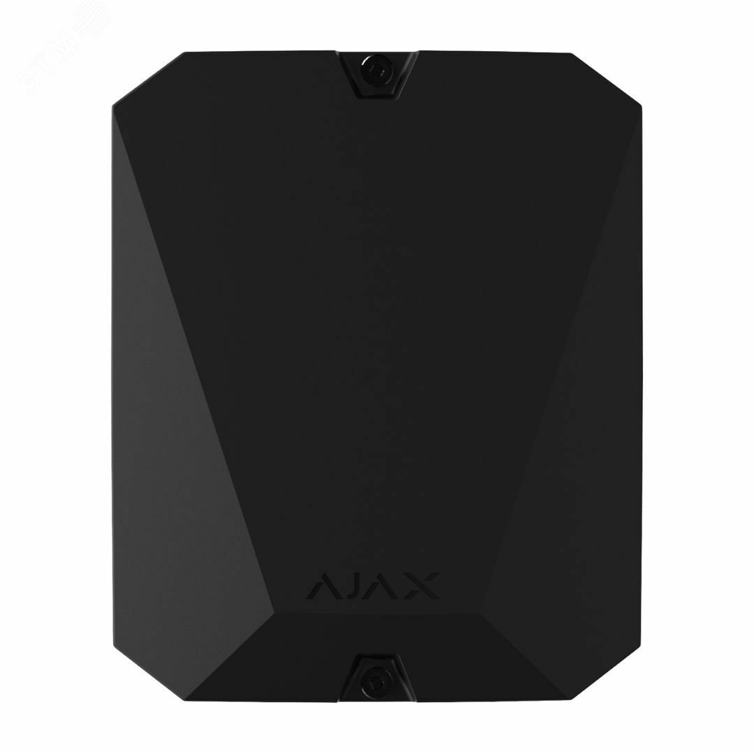 Модуль для подключения проводной сигнализации к Ajax и управления охраной в приложении Ajax MultiTransmitter black Ajax