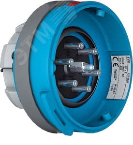 Изображение товара Механизм розетки EVO с интегрированным выключателем 6P+E 40А/480V/IP66/67 (шт)