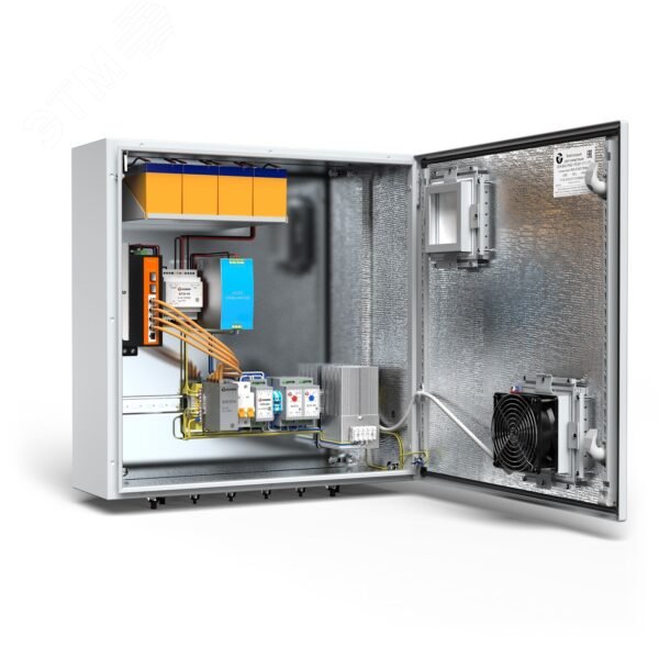 Изображение товара Узел коммутационный 8хPoE, AC/DC 230/48-55В, 480Вт, IP66, 600х600х210 мм (шт)