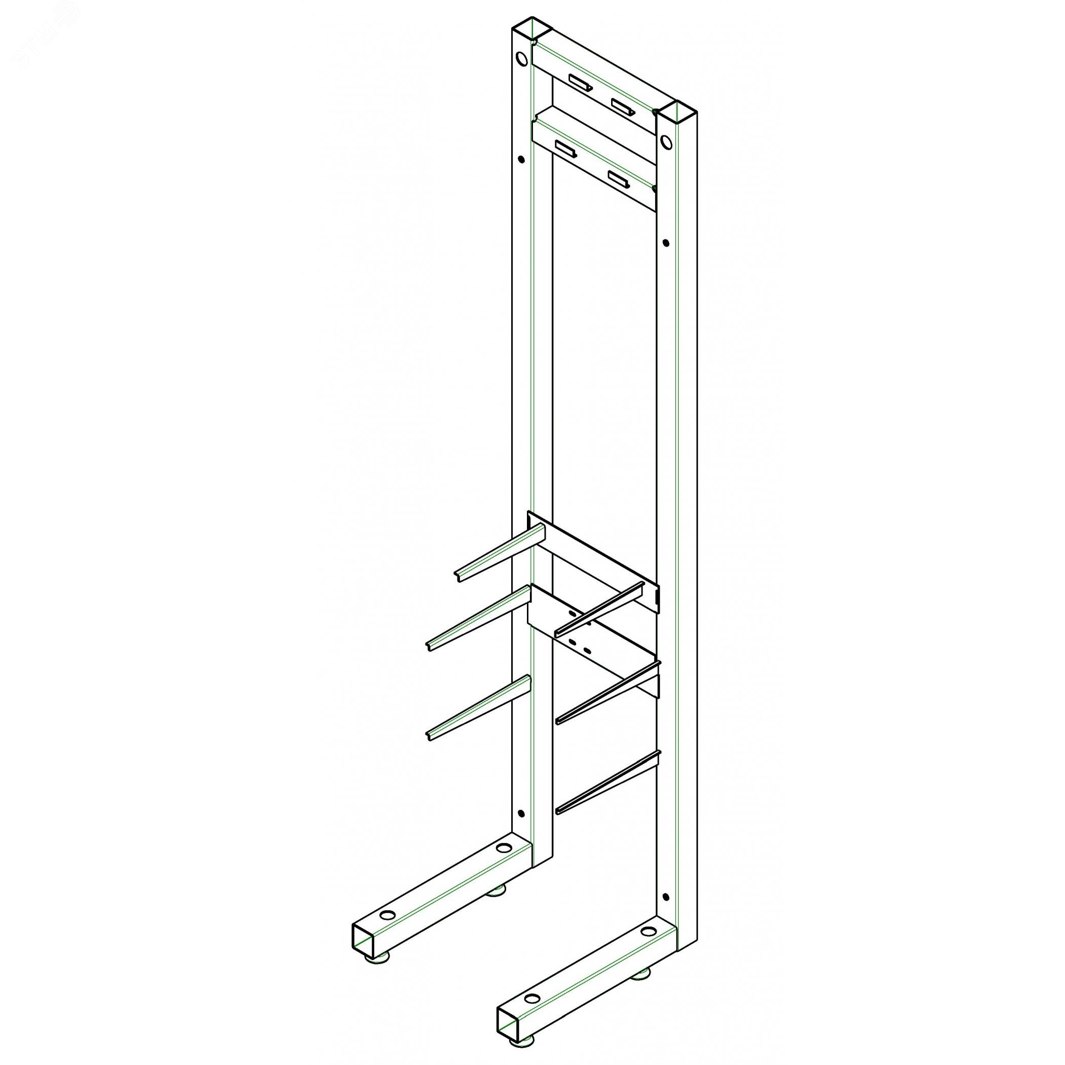 Изображение товара Рама для навешивания котла и гидравлических коллекторов для LUNA Duo-tec MP+ (шт)