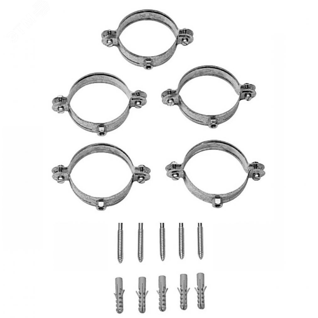 Изображение товара Кронштейны для крепления труб к стене 80 мм 5 шт Baxi Италия