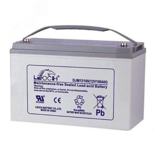 Изображение товара Аккумулятор емкостью 100 Ач для источника бесперебойного питания BAXI Reserve 300/8 (шт)