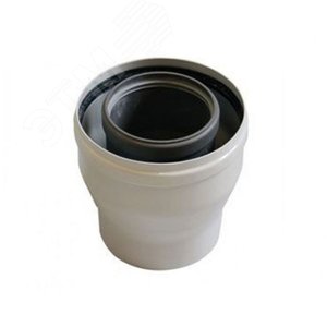 Переходник коаксиальный d 60/100 мм на d 80/125 мм для конденсационных котлов