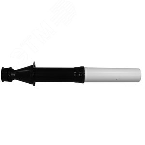 Изображение товара Наконечник вертикальный полипропиленовый d 80/125 мм для коаксиальной трубы конденсационных котлов антиобледенительное исполнение (шт)