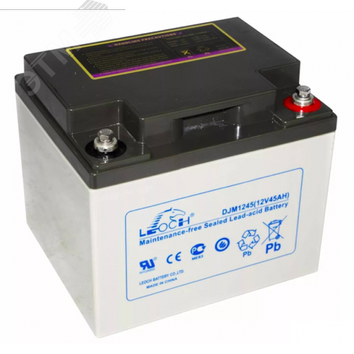 Изображение товара Аккумулятор емкостью 45 Ач для источника бесперебойного питания BAXI Reserve 300/3 (шт)