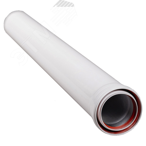 Изображение товара Труба эмалированная с внешней изоляцией d 80/100 мм L 500 мм (шт)