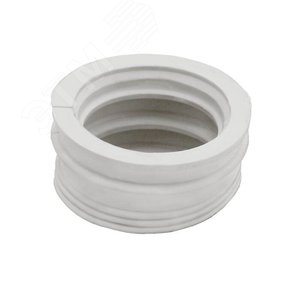 Изображение товара Манжета 50х40 переходная, трехлепестковая, белая (шт)