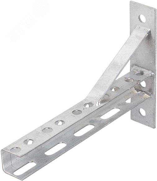 Изображение товара Кронштейн консольный U-образный 30x30 с опорой L-600 для инженерных систем