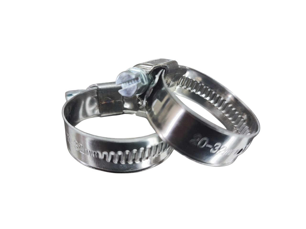 Хомут червячный  Экофикс МХ 25-40мм/12 W4 нержавеющая сталь А2 AISI 304 ГОСТ 28191-89