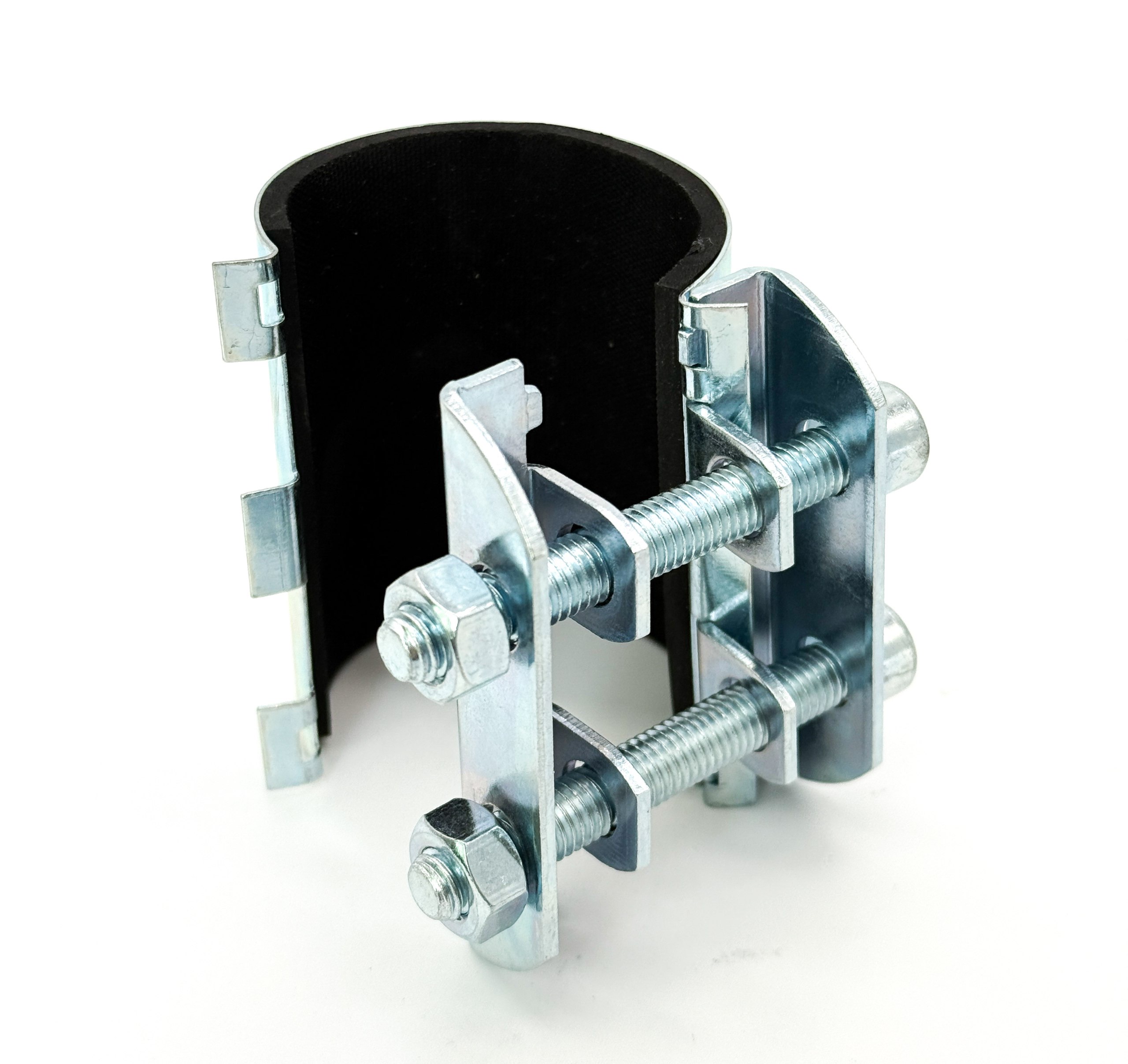 Хомут ремонтный КРАБ быстрого монтажа   4 D 114-121ширина 150 мм оцинкованная сталь