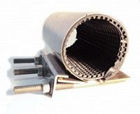 Хомут  ремонтный двусторонний D53-60 L150 нержавеющая сталь  AISI304 W4