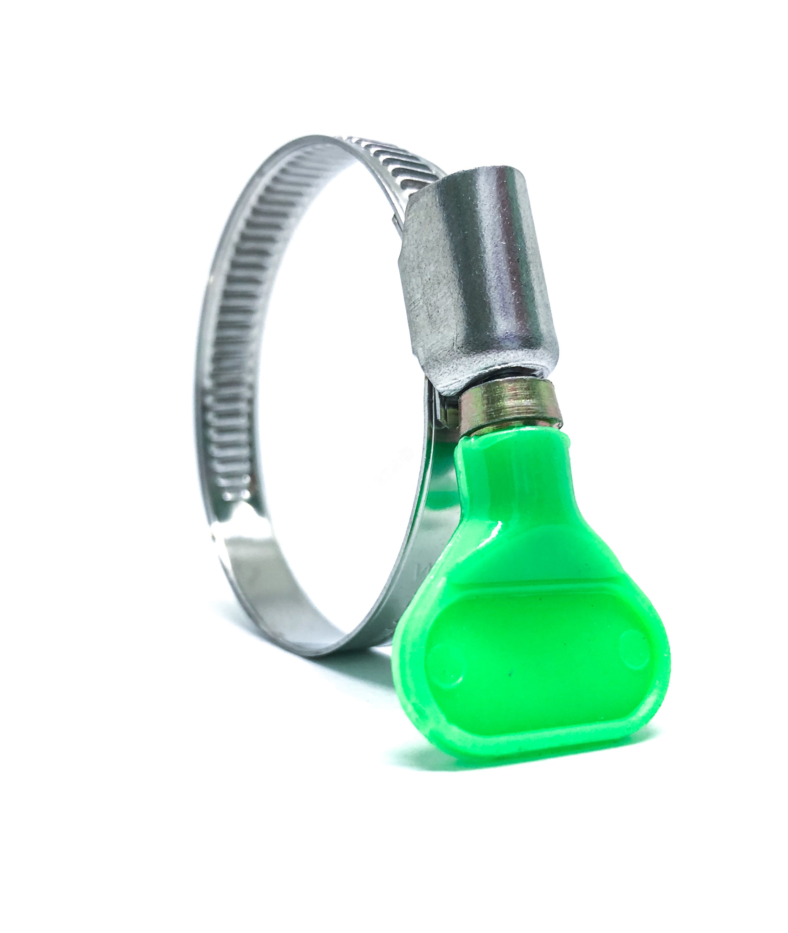 Изображение товара Хомут червячный 32-50/9 W1 оцинкованная сталь с ключом 2Л 32-50-7 ГОСТ 28191-89 (шт)