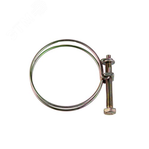 Изображение товара Хомут спиральный проволочный СПИРО 55мм оцинкованная сталь W1 (шт)