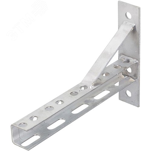 Изображение товара Кронштейн консольный U-образный 30x30 (с опорой) L-600 (шт)