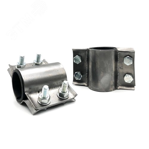 Изображение товара Хомут ремонтный 89-103 Х080 двухсоставной для водоснабжения неоцинкованный (шт)