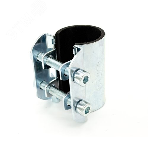 Хомут ремонтный КРАБ быстрого монтажа  8 D 217-226 ширина 250 мм оцинкованная сталь - фото 4