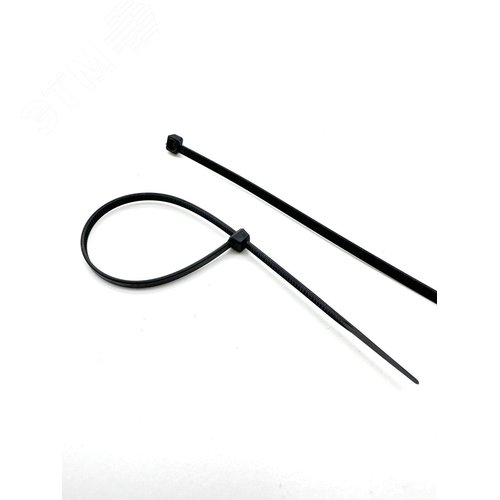 Изображение товара Хомут-стяжки ленточные 4x300 (3,6x300) черн (упак)