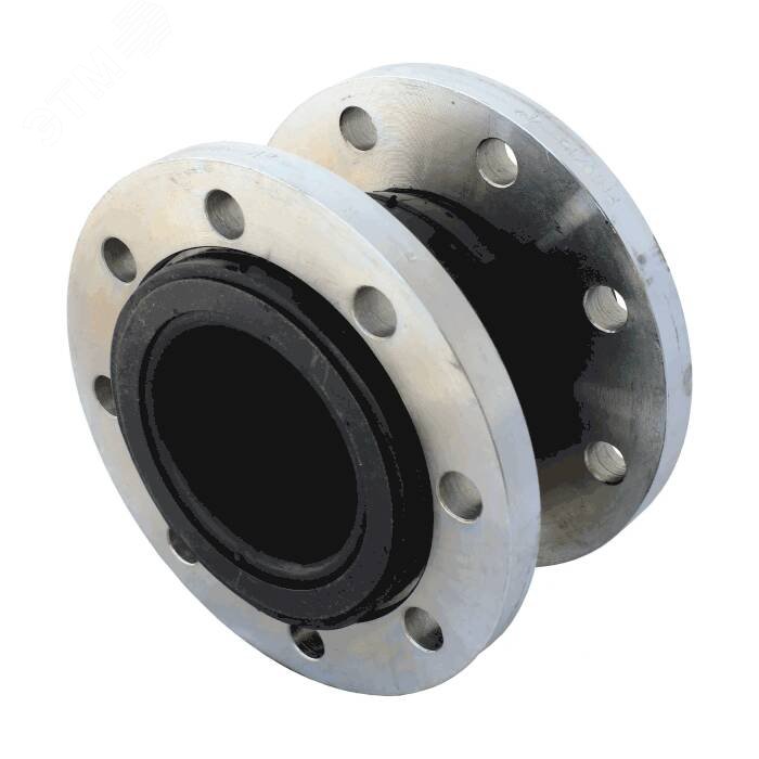 Изображение товара Компенсатор резиновый антивибрационный NBR Ду 150 Ру10/16 фланцевый 180мм сжатие/растяжение 20 мм/12 мм (шт)